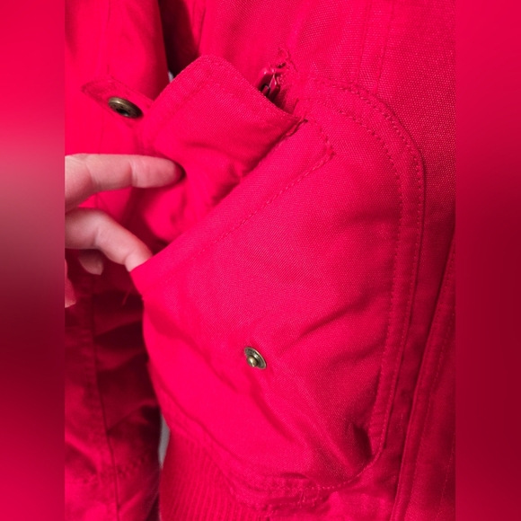 Vero Moda Red Waist Length Ski Jacket Jacket. Aize Medium - Picture 5 of 14